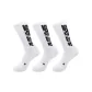 3 Pack, White Black Text