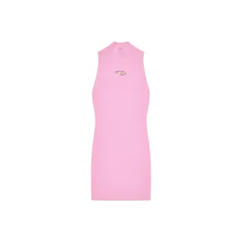 DIESEL M Onervax Mock Neck Ribbed Dress