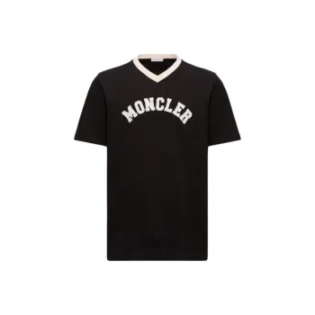 Moncler FW25 T Shirt Men's Black