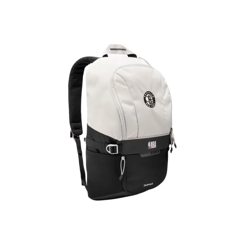 DECATHLON Polyester Backpack Men's Black White-0