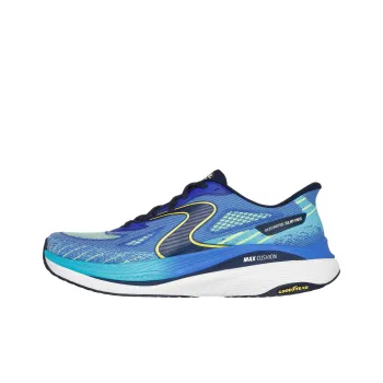 Skechers Max Cushioning Propulsion Mid Top Running Shoes Men's Blue