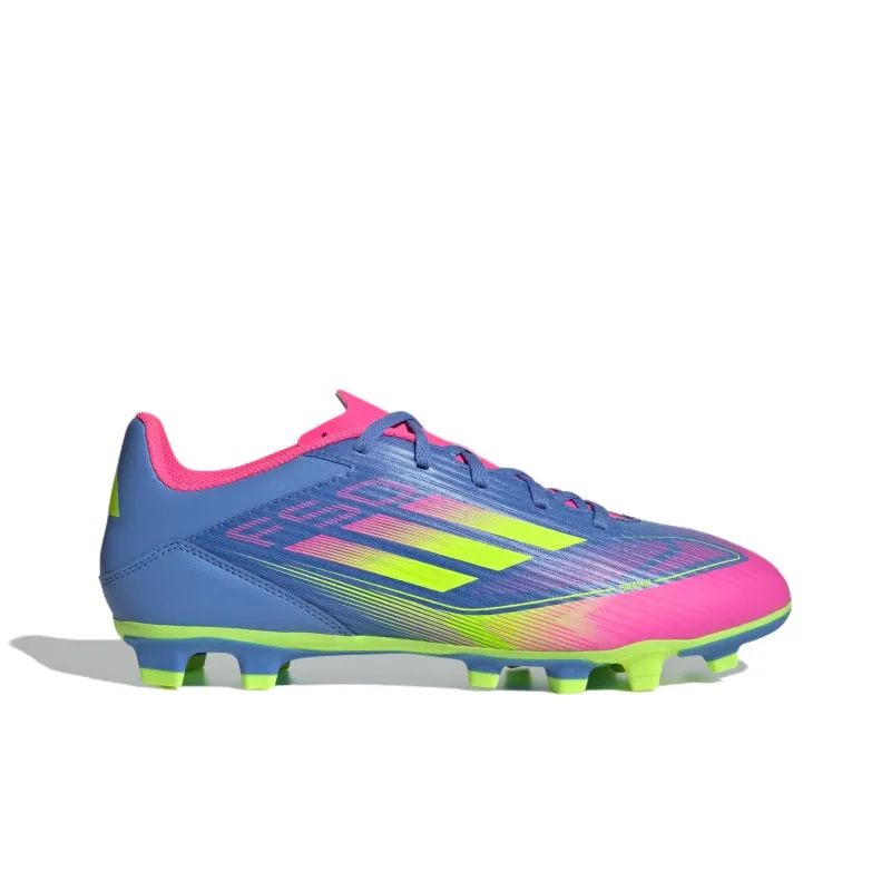 Adidas F50 Club FG/MG Blue Fusion Lucid Lemon Lucid Pink-1