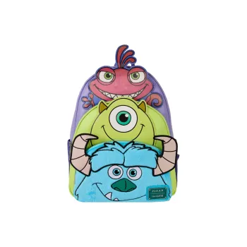 Loungefly Artificial Leather Backpack Unisex Purple Blue Green Patchwork