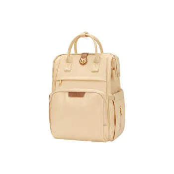 V.NINE Fabric Backpack Regular Women's Cheese Yellow