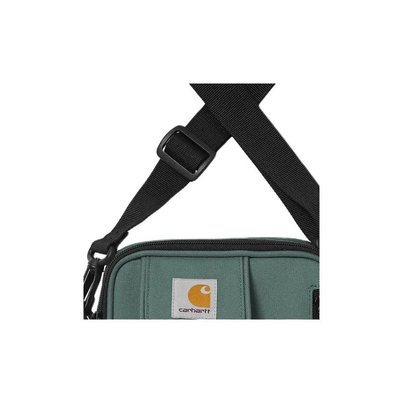 Carhartt WIP Essentials Polyester Crossbody Bag, Shoulder Bag Trumpets Unisex Silver Pine-2