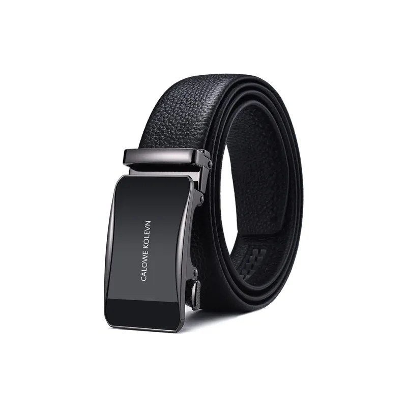 CALOWE KOLEVN Top Grain Cow Leather Belts Men's 3.5cm-0