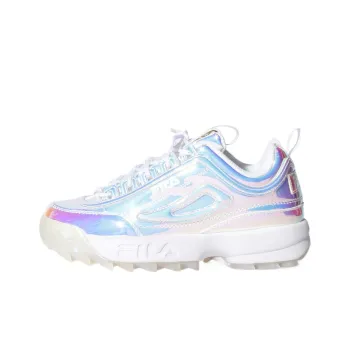 FILA Disruptor Low Top Training Shoes Women's Rainbow Pink