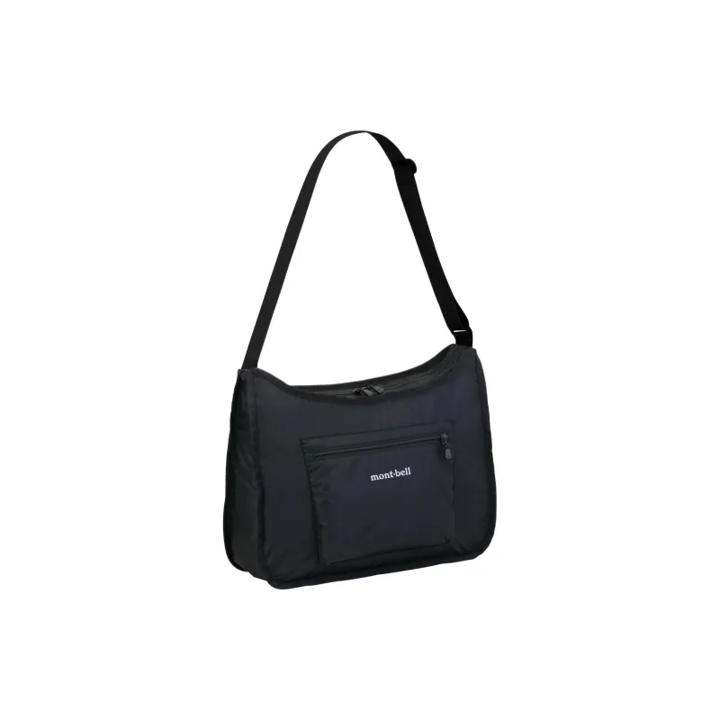 MONTBELL Nylon Shoulder Bag Medium Size Unisex Black-0