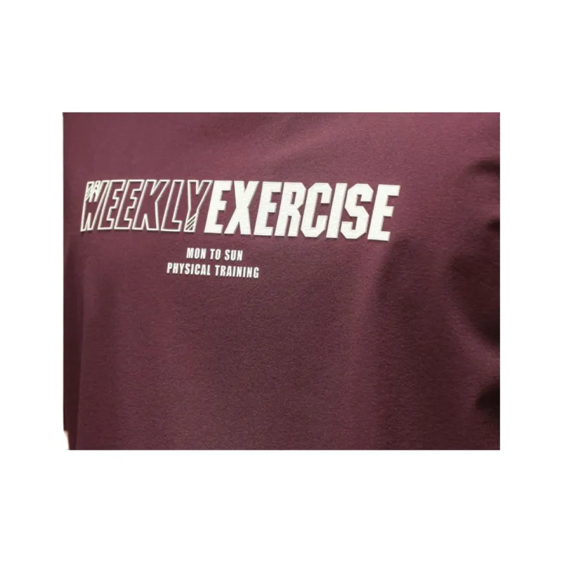 Seasonal Words T Shirts Men Dark Reddish Purple-4