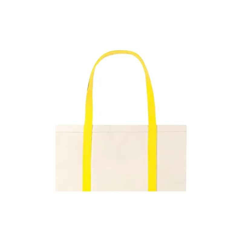 NOAH Cotton Tote Bag, Shopping Bag, Handbag Regular Unisex Yellow-3
