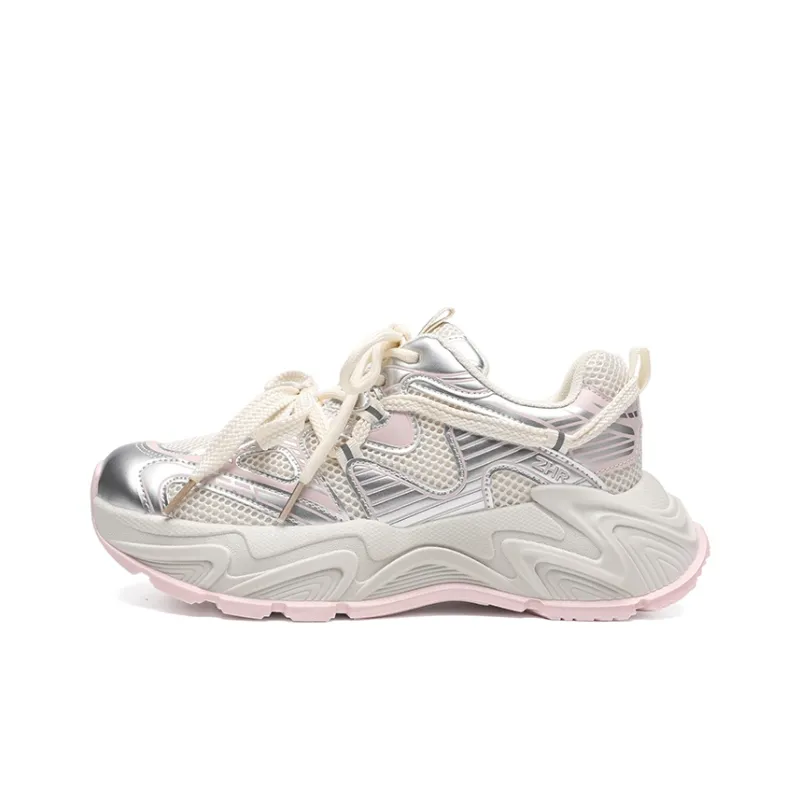 ZHR Whale Shoes Breathable Low Top Chunky Sneakers Women's-5