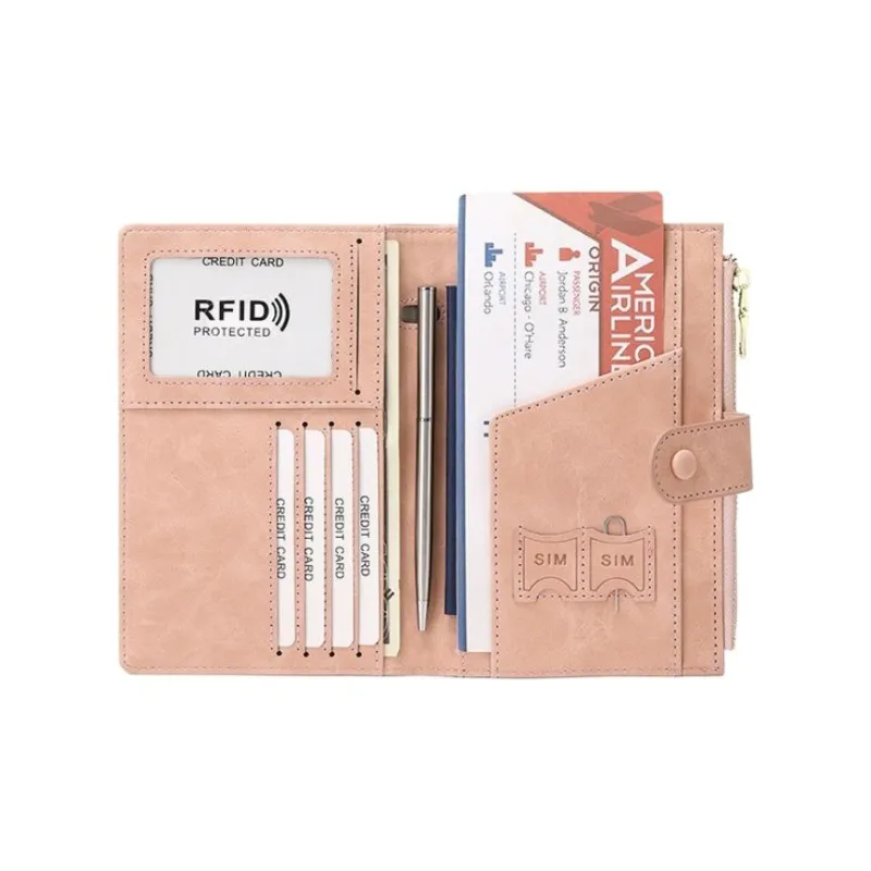 Tong Tong Rabbit PU Passport Card Holder Unisex Multicolor-4