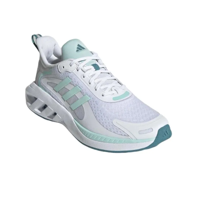 Adidas ALL DAY POWER Cushioning Abrasion Resistant Breathable Low Top Running Shoes Unisex White Green-1