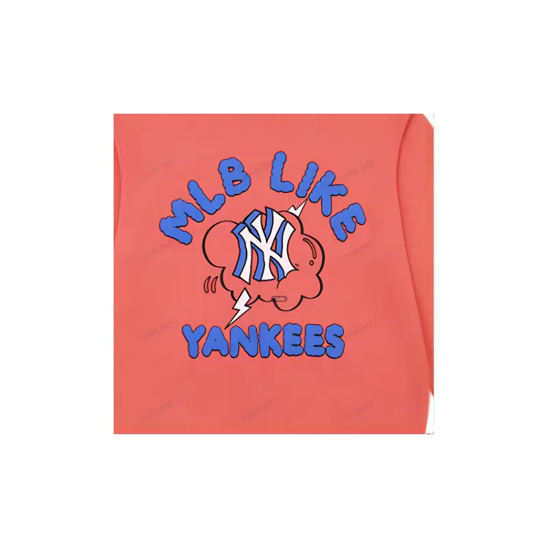 MLB New York Yankees Sweatshirts Unisex Pink-2
