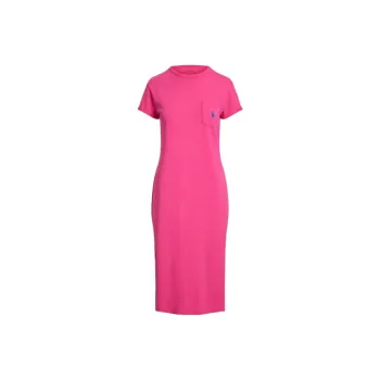Polo Ralph Lauren SS25 Short Sleeved Dress Women's Pink