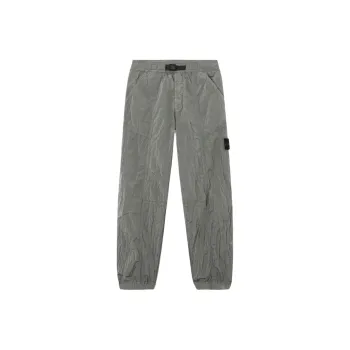 STONE ISLAND Knitted Sweatpants Men's Sage Green