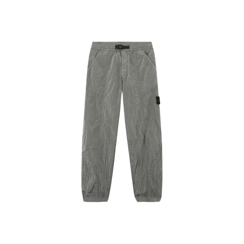 STONE ISLAND Knitted Sweatpants Men's Sage Green-0