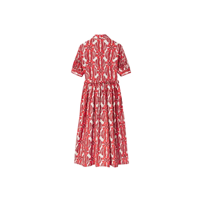 La DOUBLEJ. Short Sleeved Dress Women's Red-1