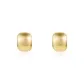 Gold, Titanium Steel Vintage French Frosted Brushed, Straight Needle Ear
