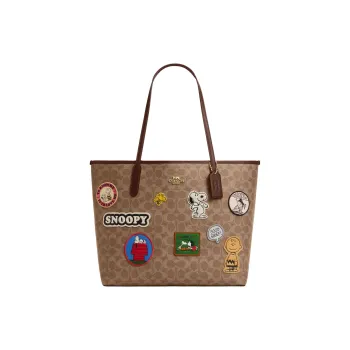 Peanuts X COACH City Shoulder Bags
