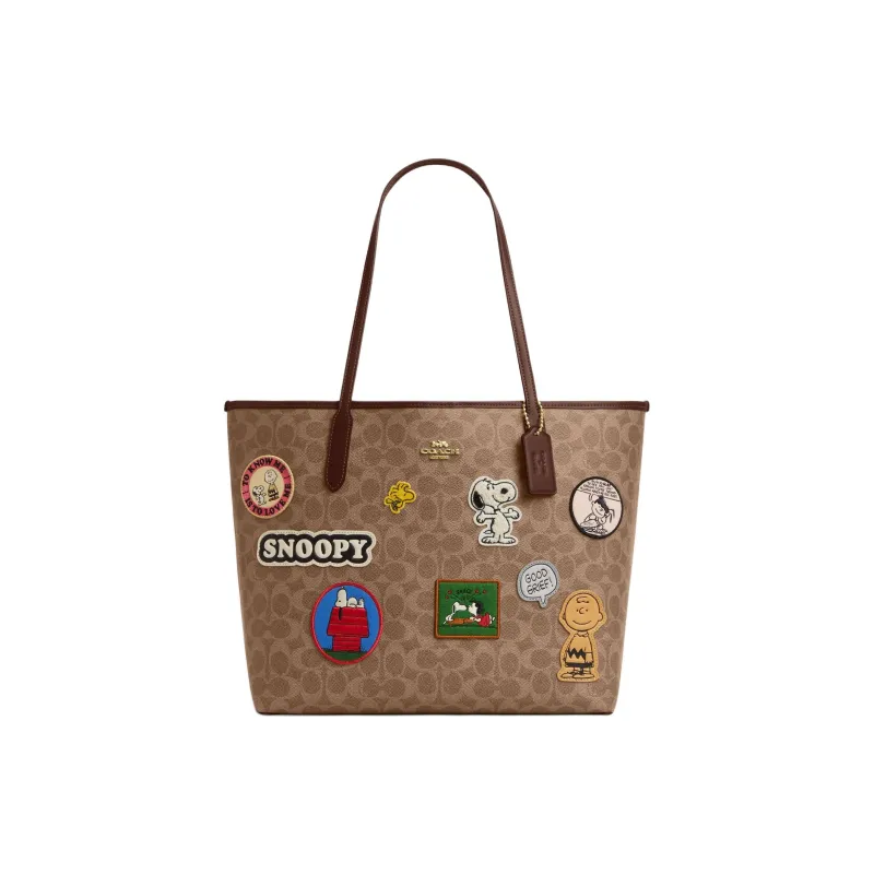 Peanuts X COACH City Shoulder Bags-0