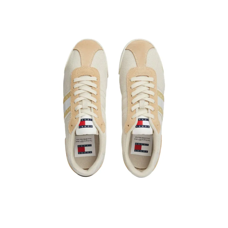 Tommy Hilfiger Trainers Abrasion Resistant Breathable Low Top Casual Running Shoes Women's Beige Yellow-3