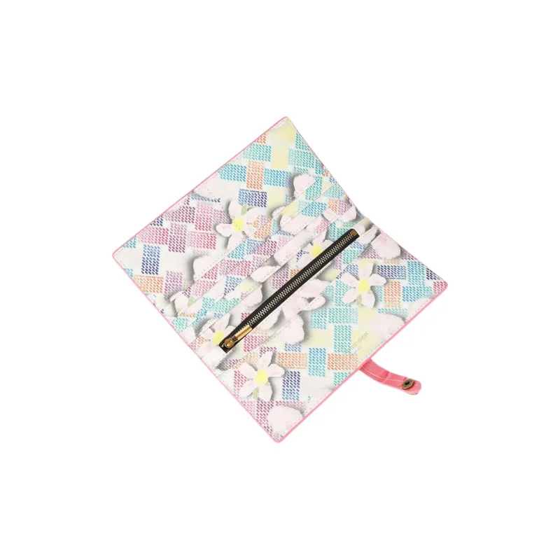 Kurt Geiger London Canvas Wallet Women's White & Multicolor-3