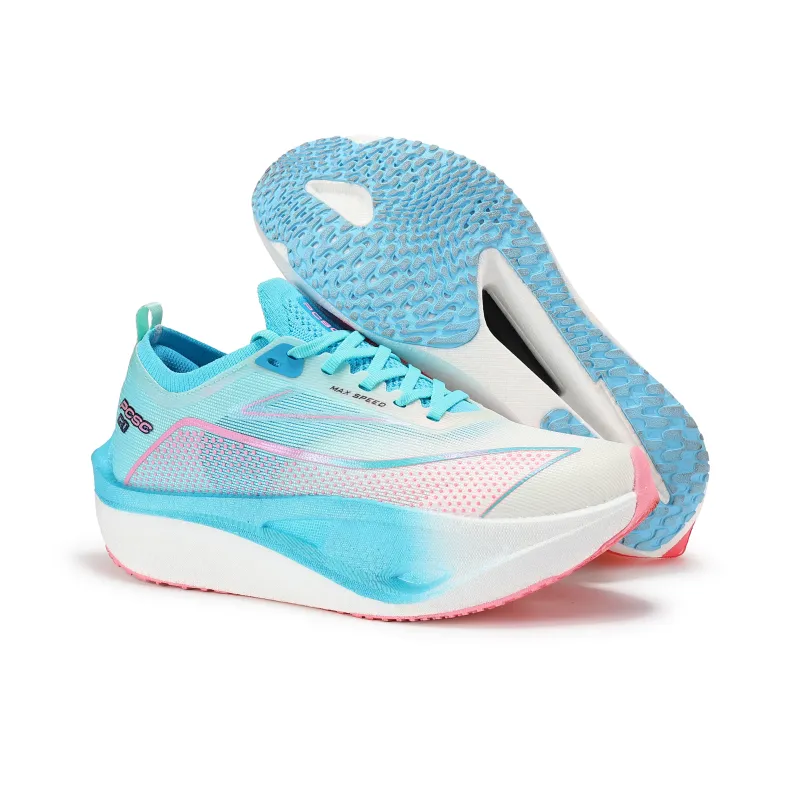PCSC Cushioning Anti-Slip And Wear-Resistant Breathable Support Low-Top Running Shoes Men's Pink Blue Mismatched-5