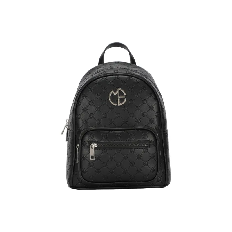 MESUCA Synthetic Leather Backpack Women's Black-0