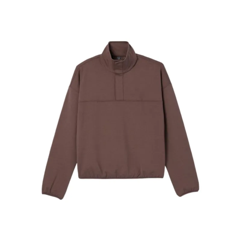 Vuori Sweatshirts Women's Brown/ChocolateMilkHeather-0