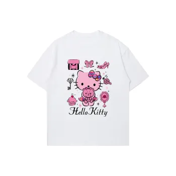 Sanrio x HelloKitty Hello Kitty 2025 Summer T Shirt Unisex
