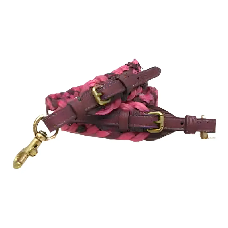 COACH Calfskin Bag Strap Women's Red & Pink-3