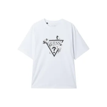 GUESS T Shirts Unisex White