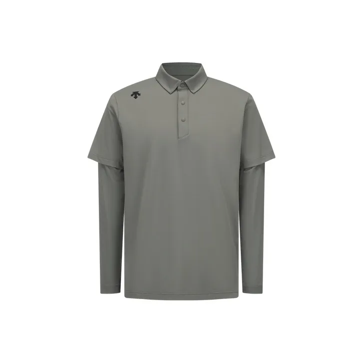 DESCENTE GOLFPRO Collection Polo Shirt Men's-2