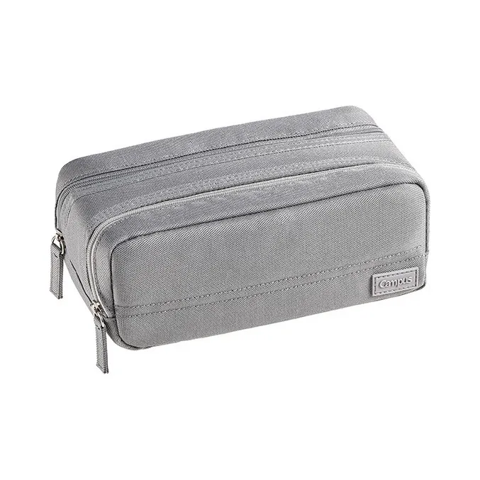 KOKUYO Campus Double Zipper/Desk Upright Large Capacity Pencil Case/pencil Box-2