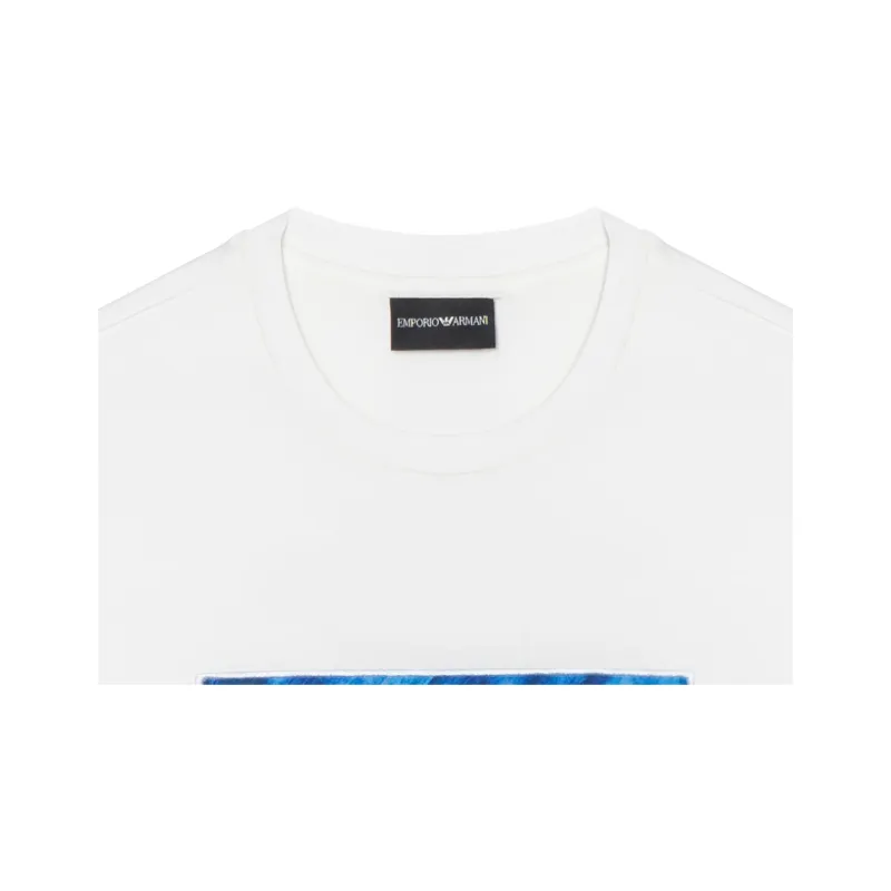 GIORGIO ARMANI T Shirts Men White-6