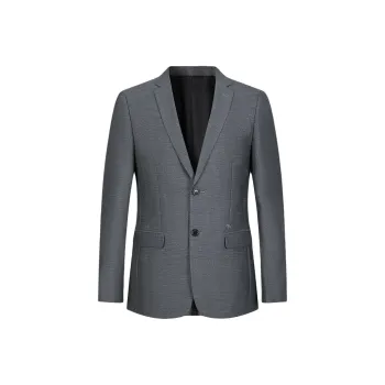 KARL LAGERFELD Business Suit Coat Men's Gunmetal