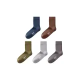 Navy Blue+Brown+Dark Olive+Light Silver Gray+Gray