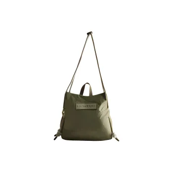 HUNTER Recycled Nylon Tote Bag, Shopping Bag, Shoulder Bag, Crossbody Bag, Handbag Unisex Bamboo Green