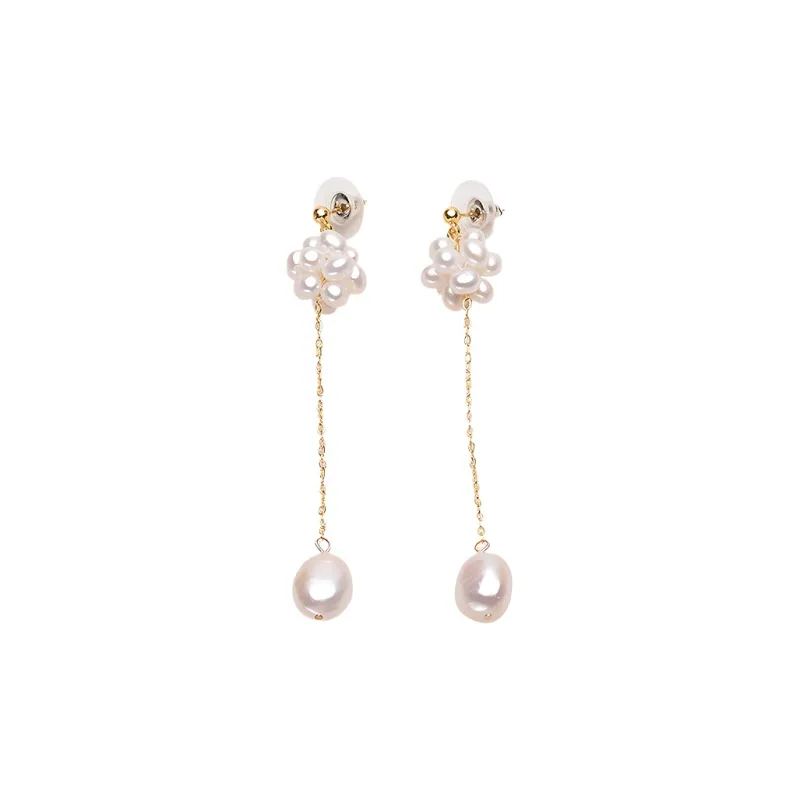 Andaozi Pearl Drop Earrings Women's-0