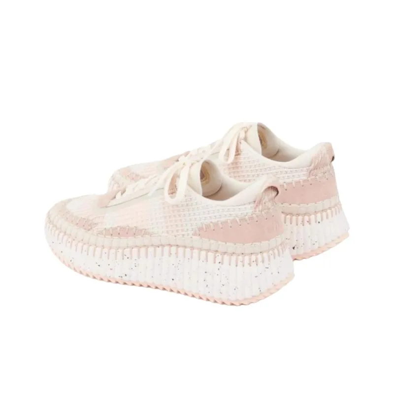 Chloe Nama Low Top Casual Shoes Women's Beige-3