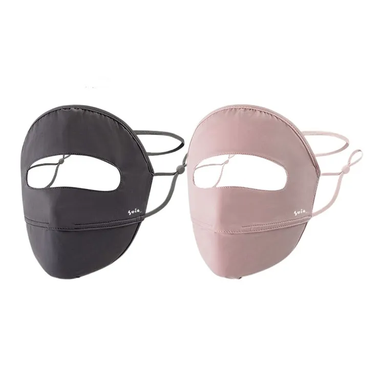 SOIE Polyester Sun Protection Masks Women's-12