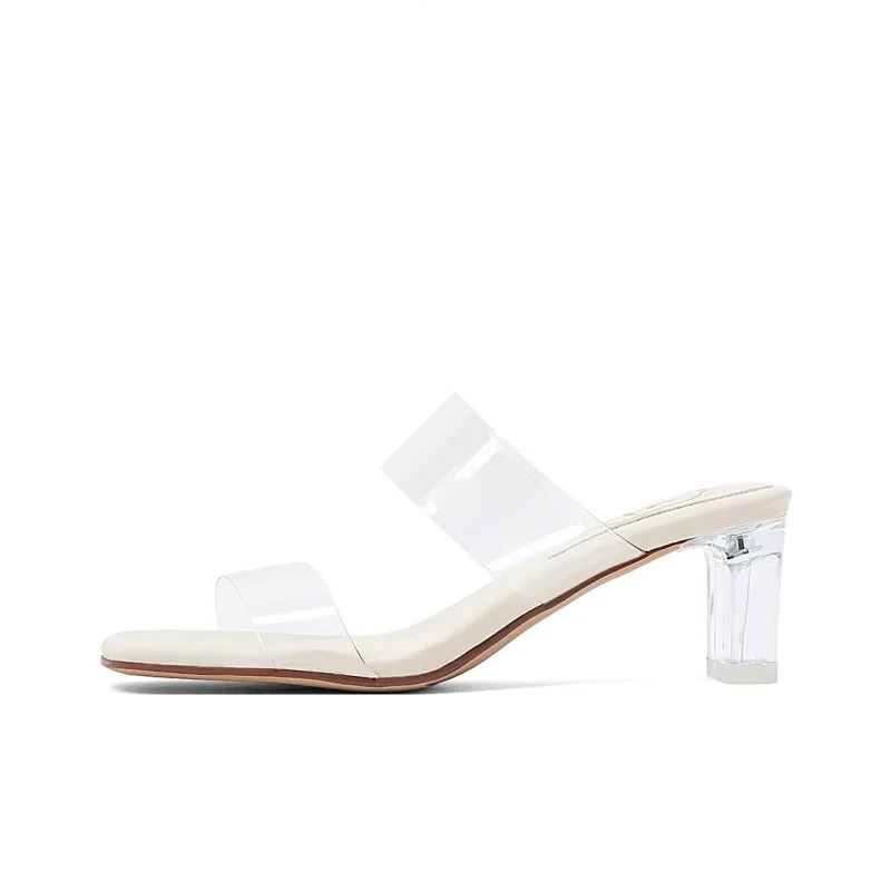 COMELY Slide Slippers Women's Ecru/Apricot-2