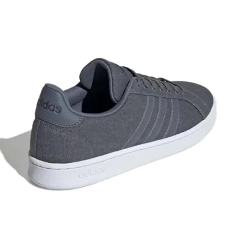 Adidas GRAND COURT Abrasion Resistant Low Top Skateboard Shoes Unisex Gray-2