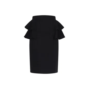 Valentino Casual Long Skirt Women's Black