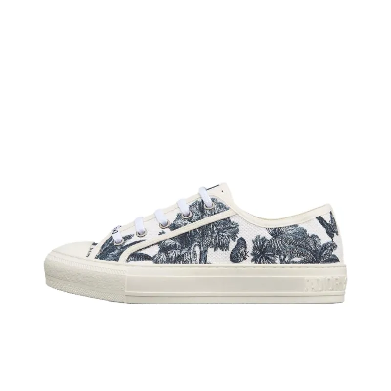 DIOR Walk'n'Dior Dioriviera Low Top Canvas Shoes Women's Blue-0