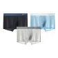 [3 Pack]Black+Light Gray Blue+Light Gray