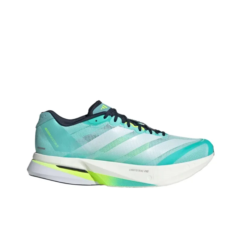 Adidas Adizero Boston 13 Breathable Low Top Running Shoes Men's Green-1