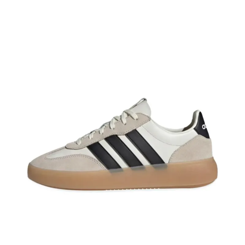 Adidas BARREDA DECODE Abrasion Resistant Low Top Skateboard Shoes Men's White-0