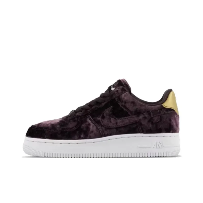 Nike Air Force 1 Lightweight And Wear resistant Low Top Skateboard Shoes Women's Purple-0
